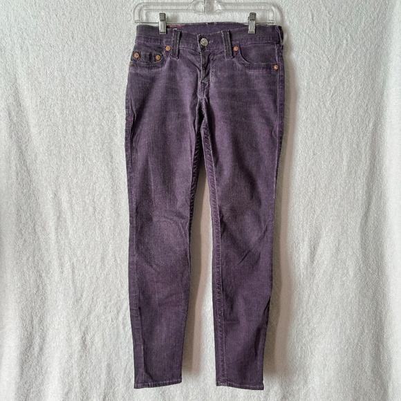 Plum True Religion Casey Stretch Jean Sz 27 - Like New! - Picture 2 of 4